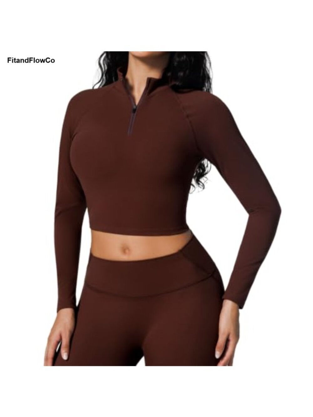 Womens Half Zip Cropped Athletic Jacket Lightweight Workout Yoga Running